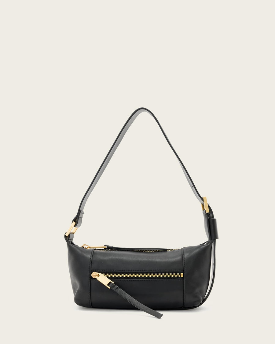 Vega Leather Mini Bag Black