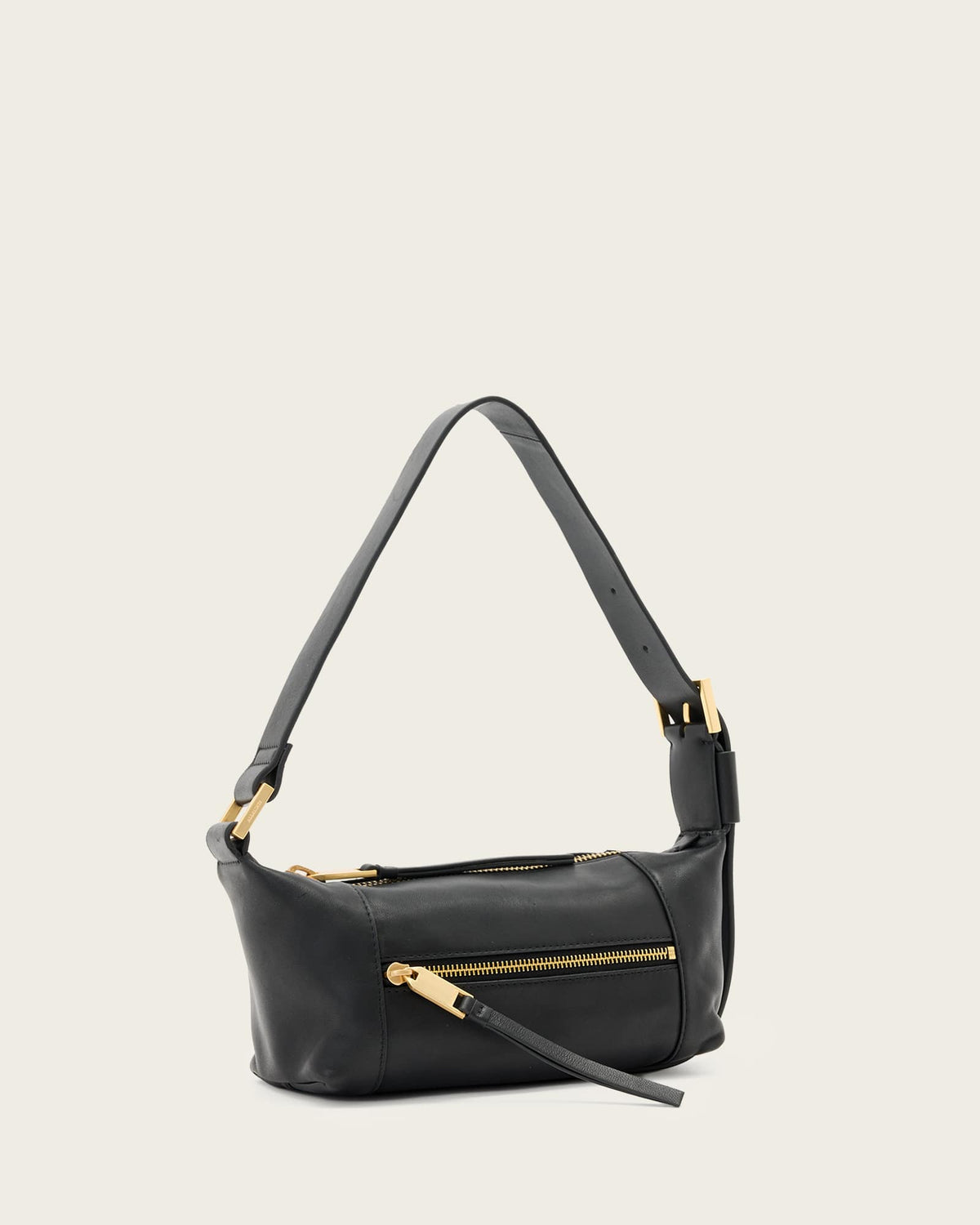 Vega Leather Mini Bag Black