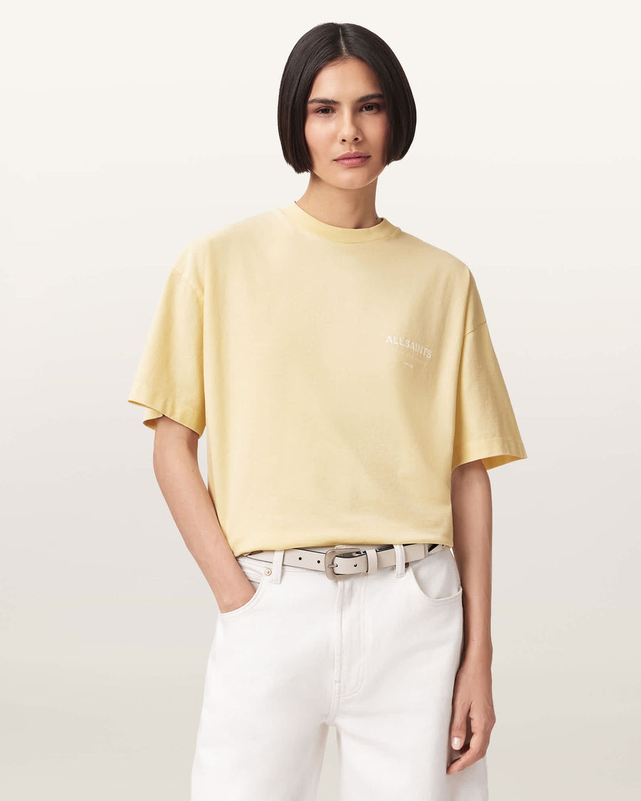 Underground Etta Oversized T-Shirt HAY YELLOW