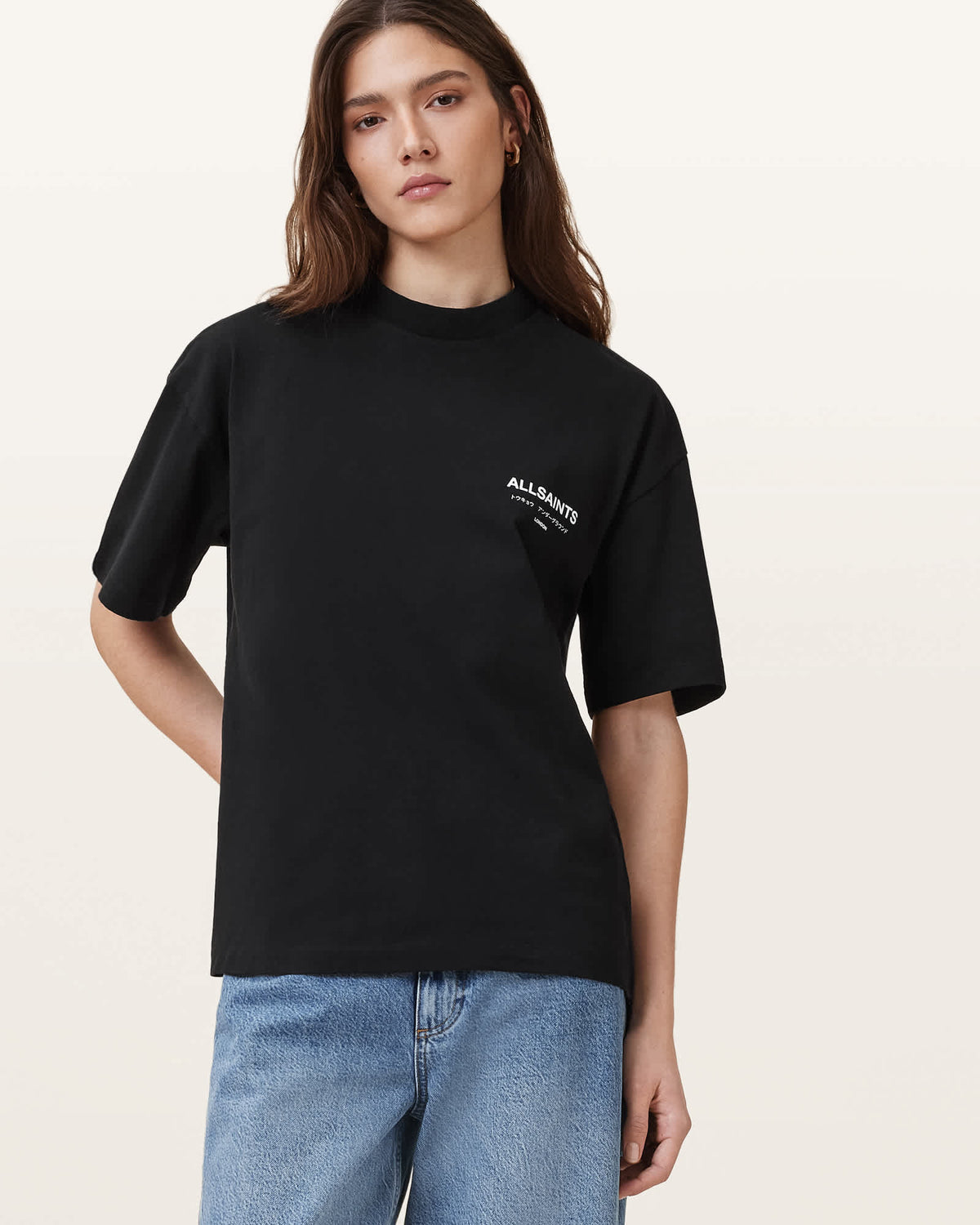 Underground Etta Oversized T-Shirt Black