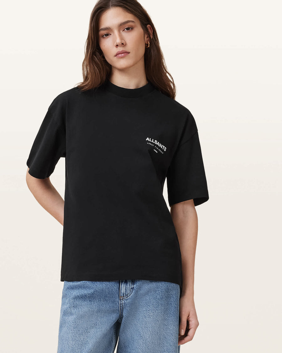 Underground Etta Oversized T-Shirt Black
