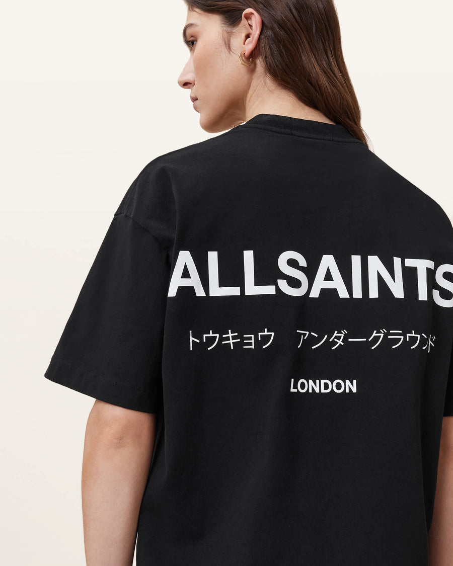 Underground Etta Oversized T-Shirt Black