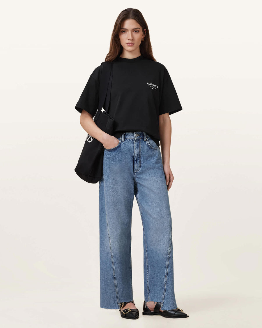Underground Etta Oversized T-Shirt Black