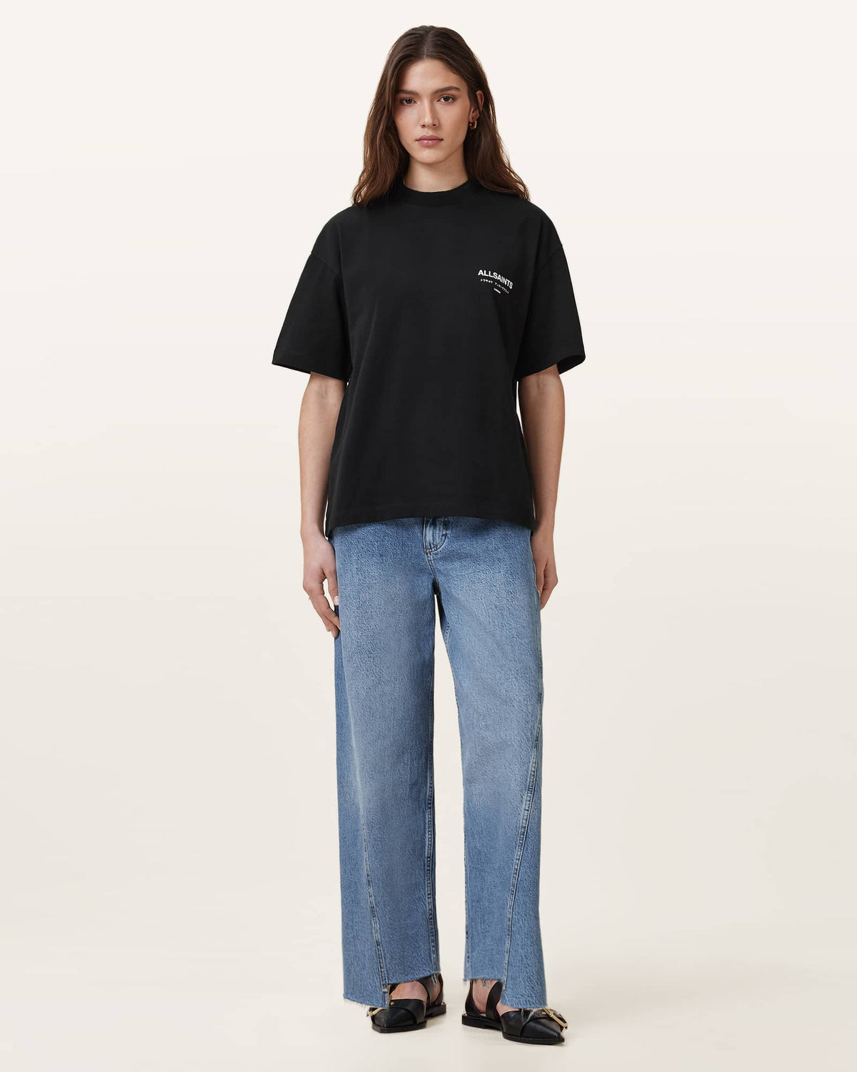 Underground Etta Oversized T-Shirt Black