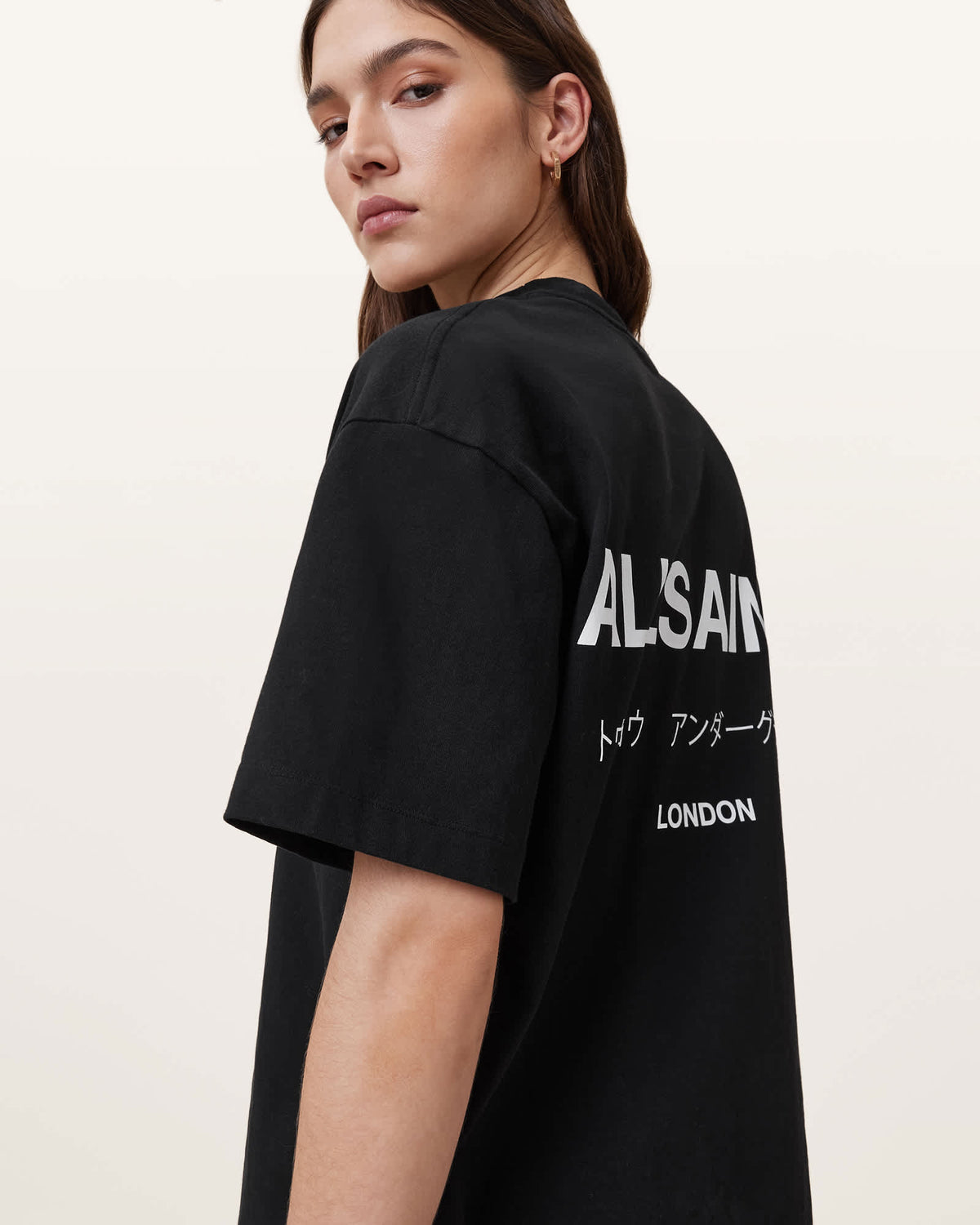 Underground Etta Oversized T-Shirt Black