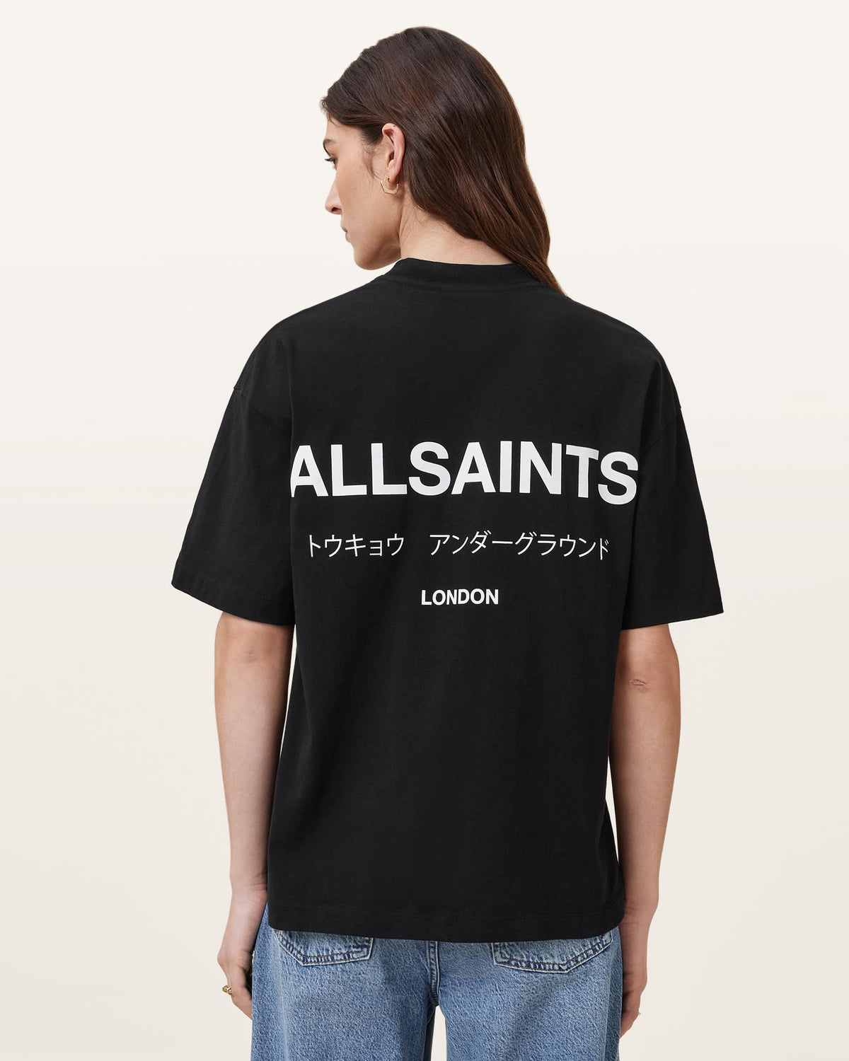 Underground Etta Oversized T-Shirt Black