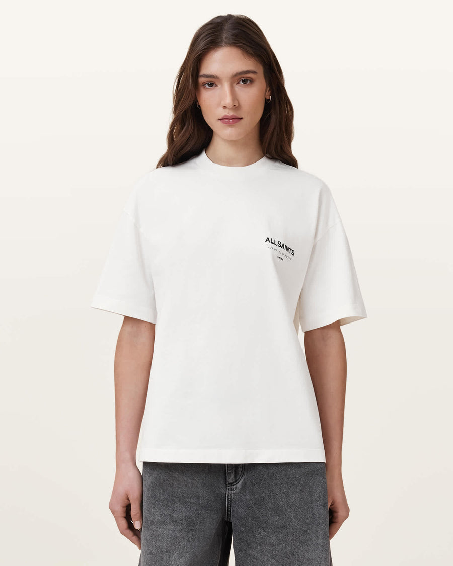 Underground Etta Oversized T-Shirt ASHEN WHITE
