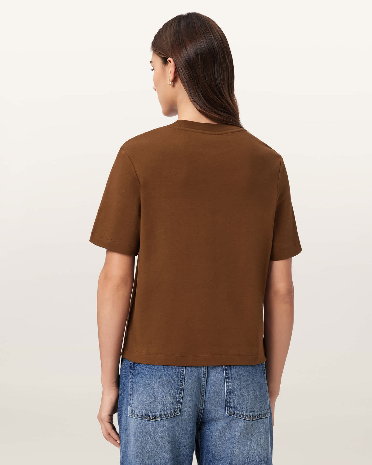 Lover Lisa Embroidered T-Shirt COGNAC BROWN