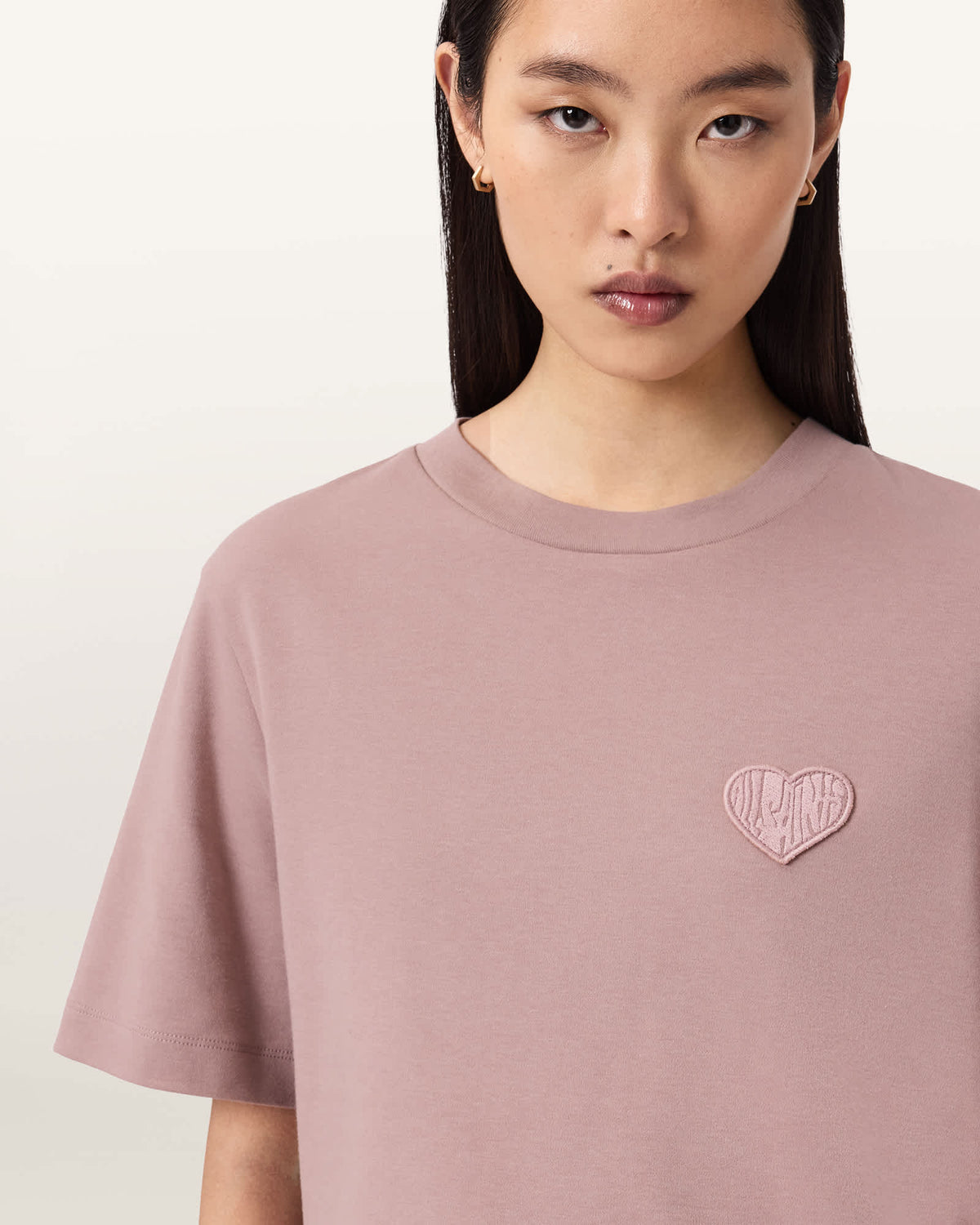 Lover Lisa Embroidered T-Shirt DUSTY LILAC
