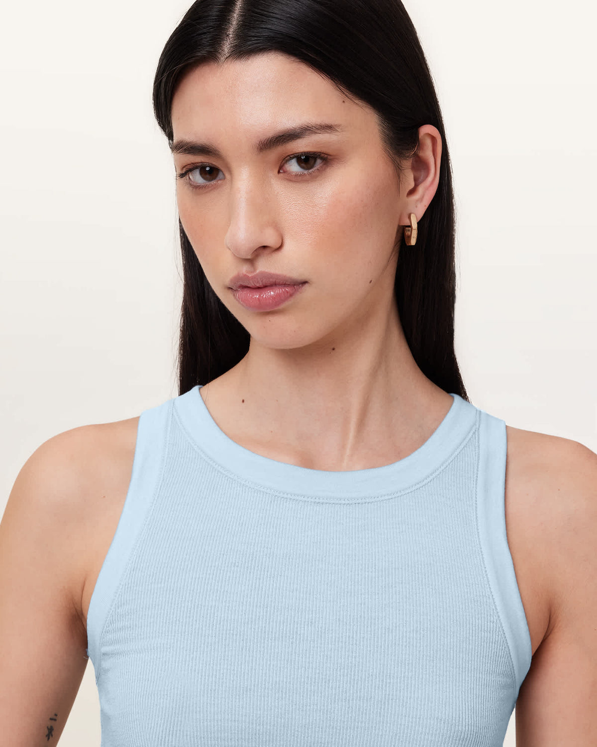 Rina Sleeveless Tank Top Powder Blue