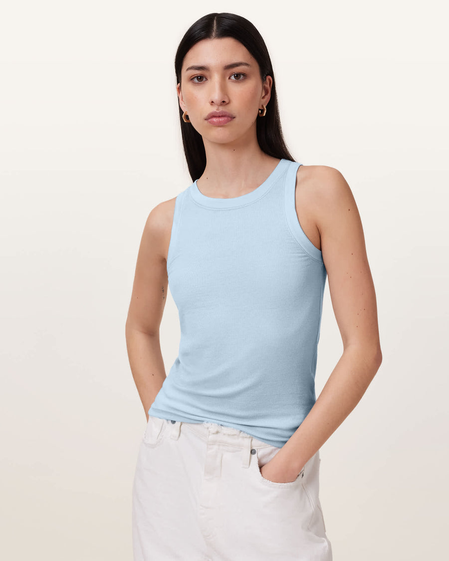 Rina Sleeveless Tank Top Powder Blue