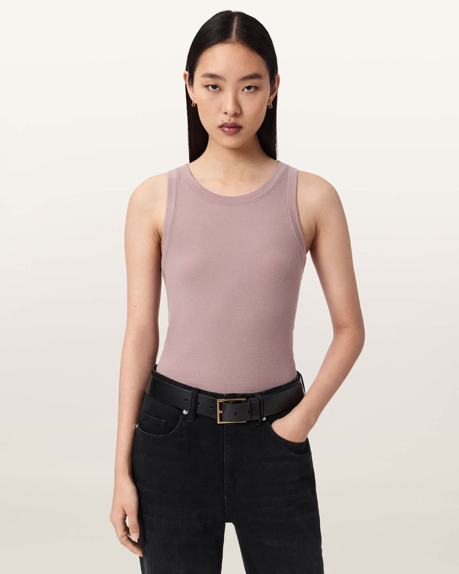 Rina Sleeveless Tank Top DUSTY LILAC