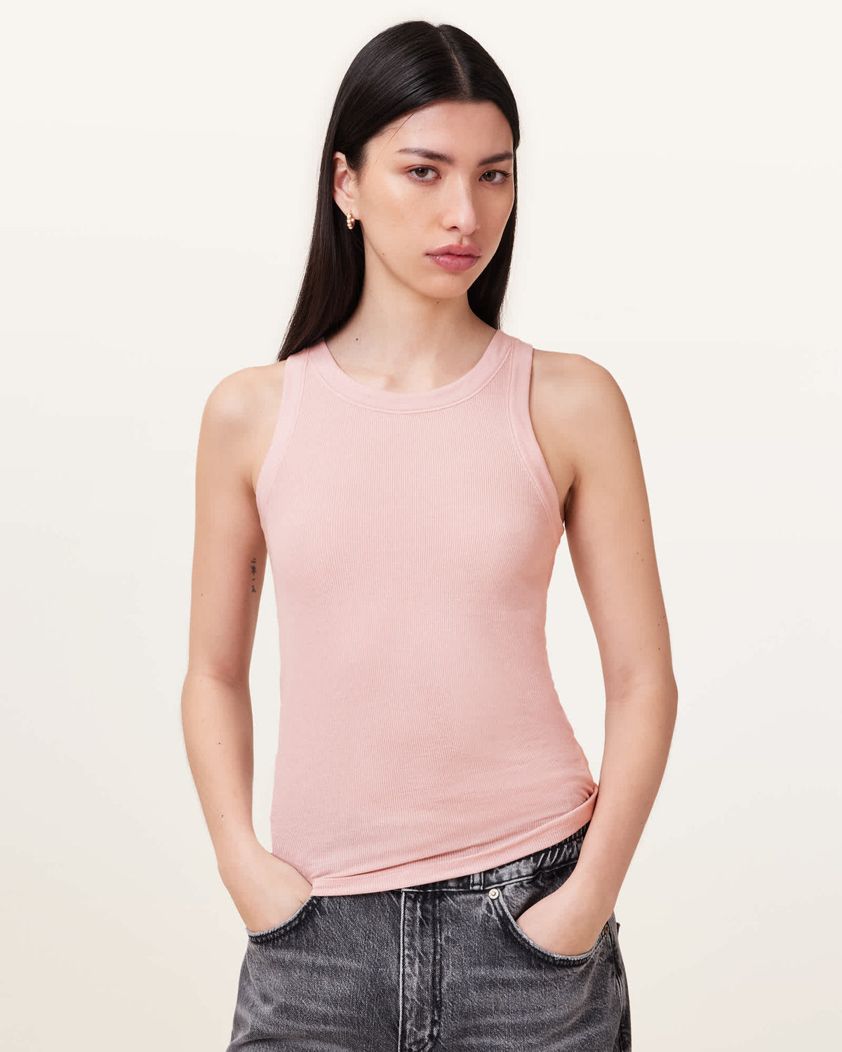 Rina Sleeveless Tank Top MAUVE CHALK PINK