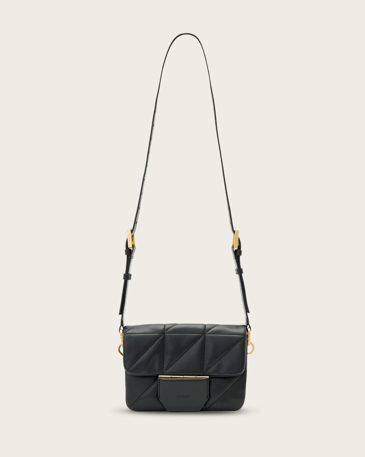 Jupiter Small Quilt Crossbody Bag Black