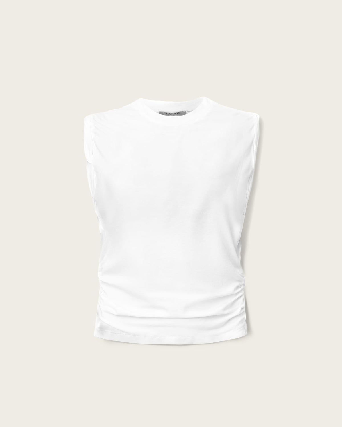 West Sleeveless Tank Top White