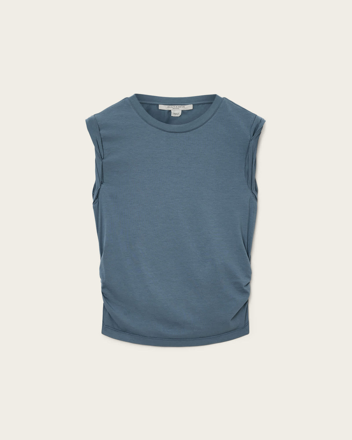 West Sleeveless Tank Top STEEL BLUE