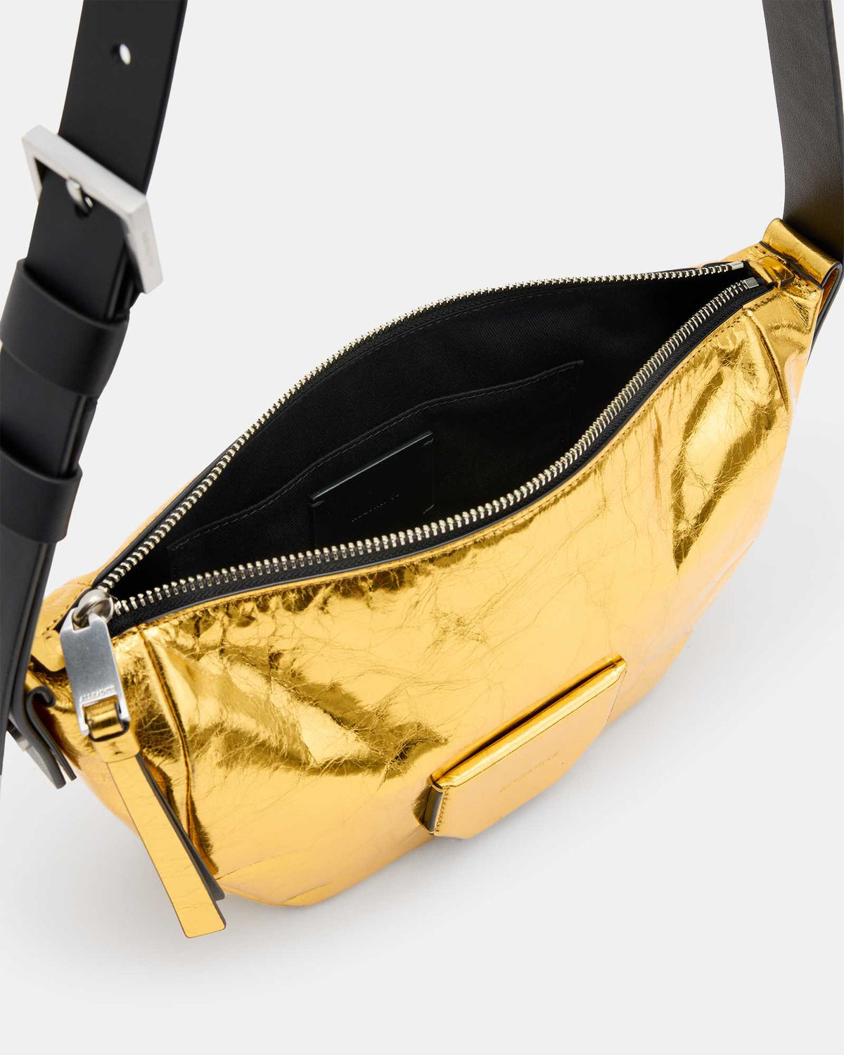 Madea Leather Crossbody Bag WARM GOLD