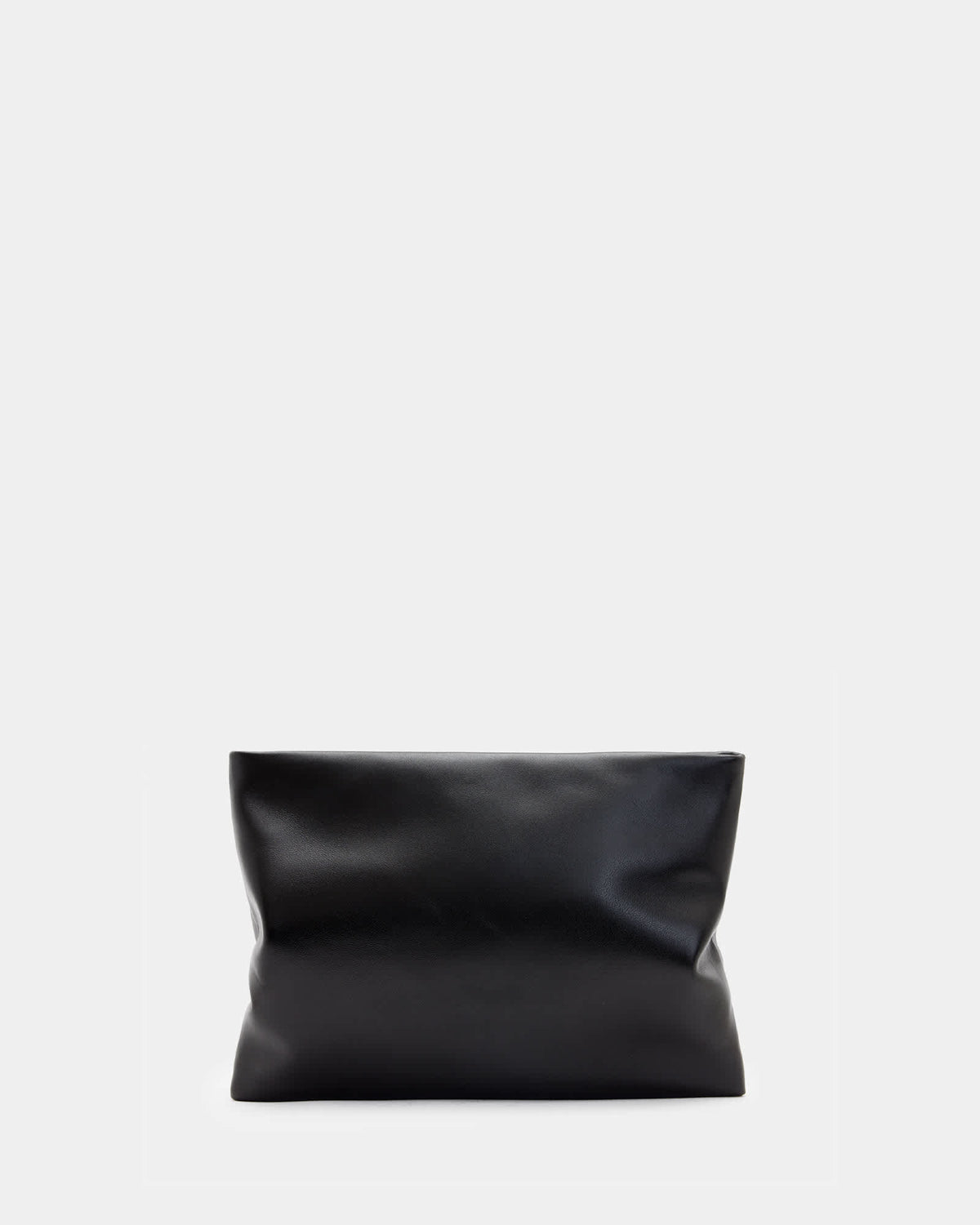 Bettina Leather Clutch Bag Black