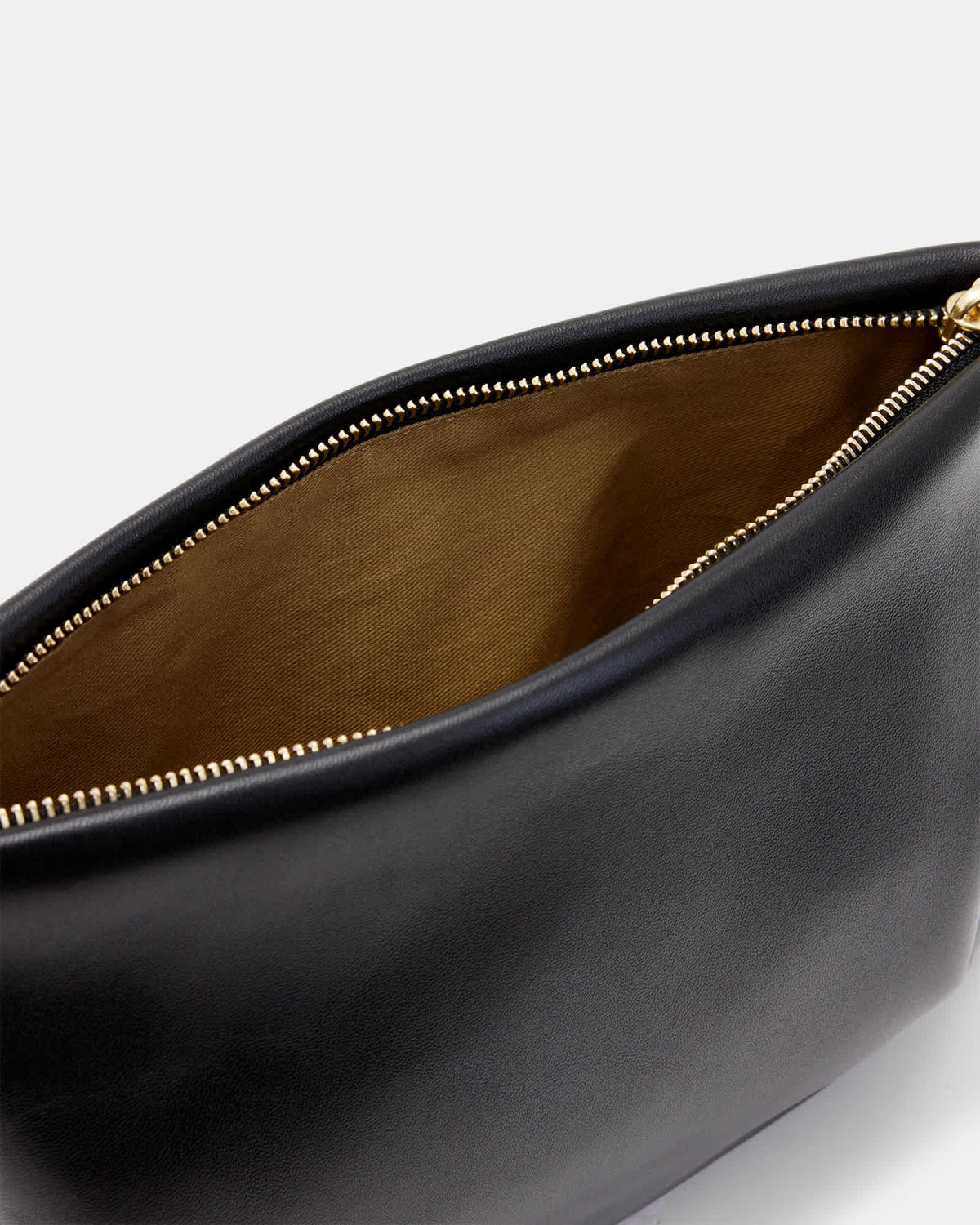 Bettina Leather Clutch Bag Black