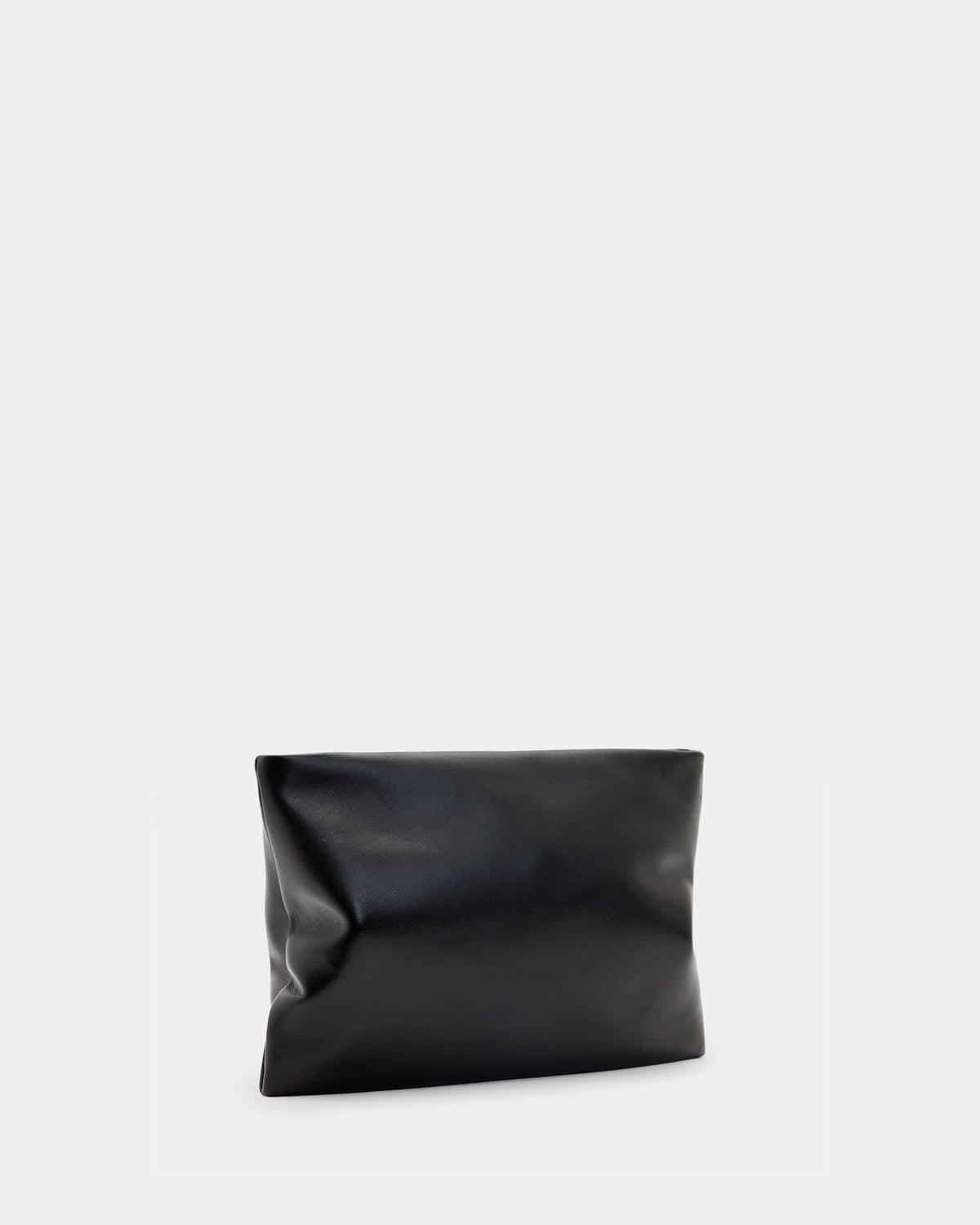 Bettina Leather Clutch Bag Black