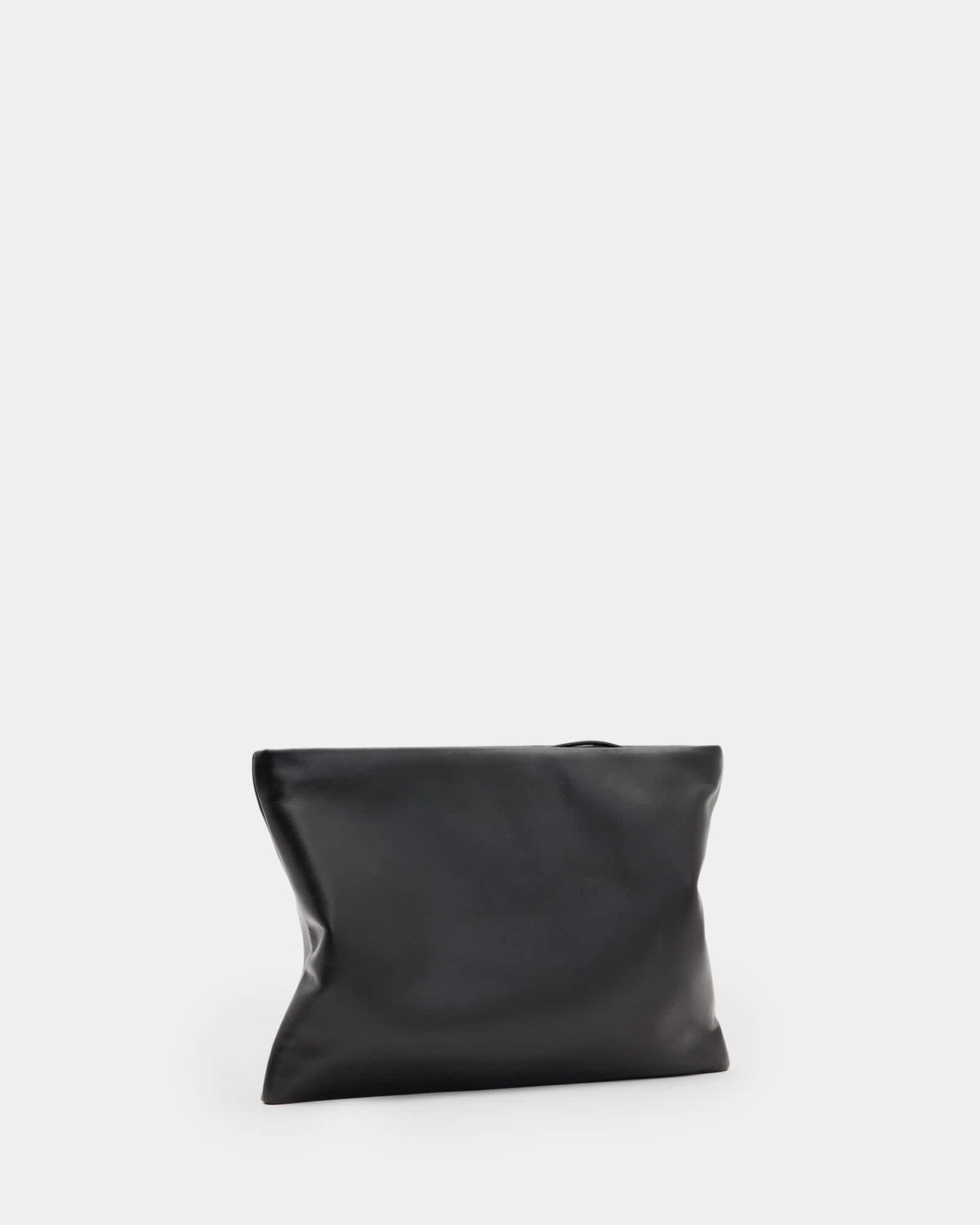 Bettina Leather Clutch Bag Black