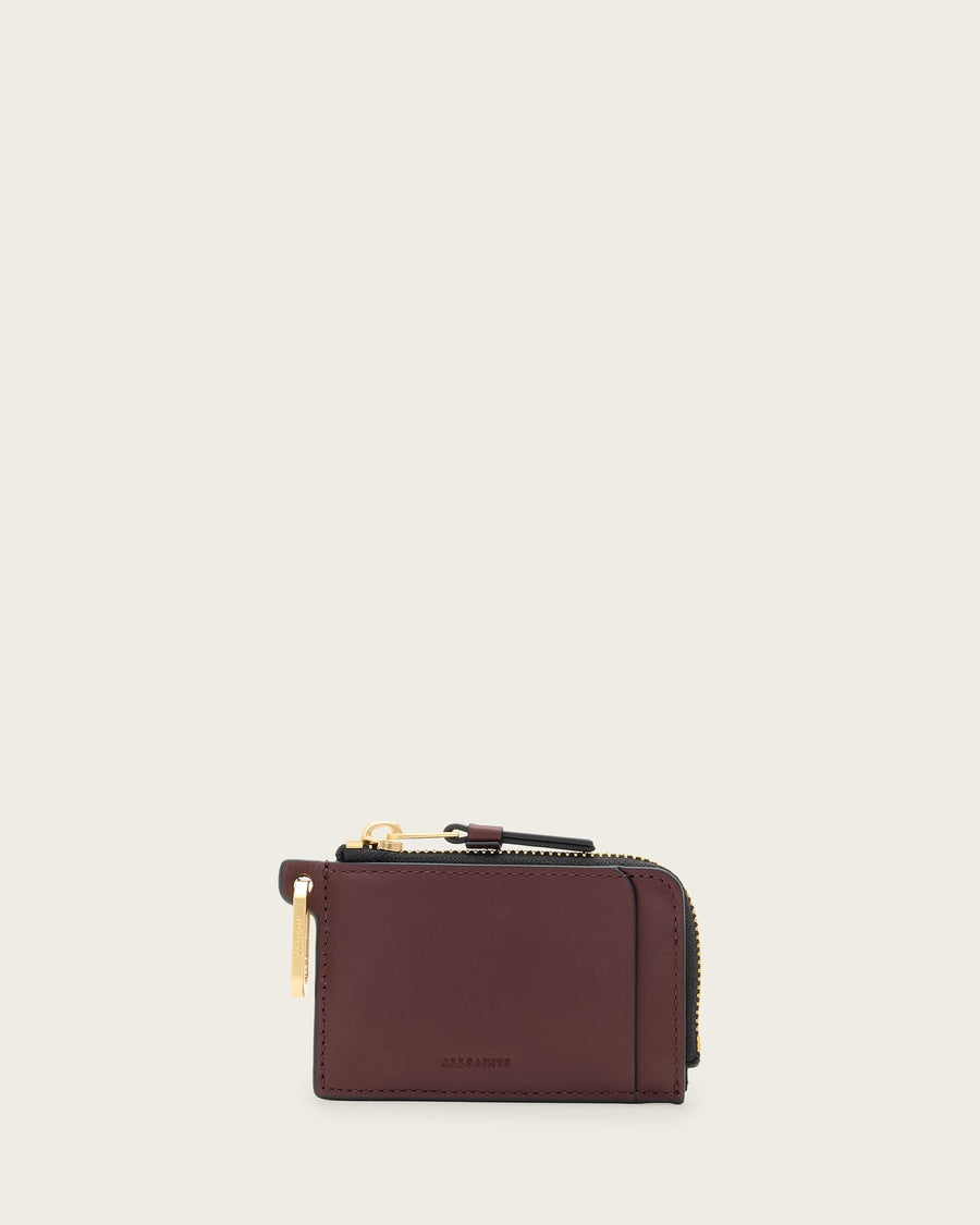 Remy Leather Wallet Dark Red