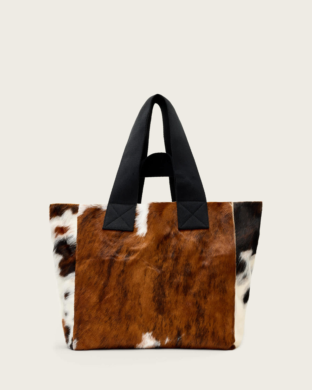 Izzy Cow Leather Tote Bag COW PRINT