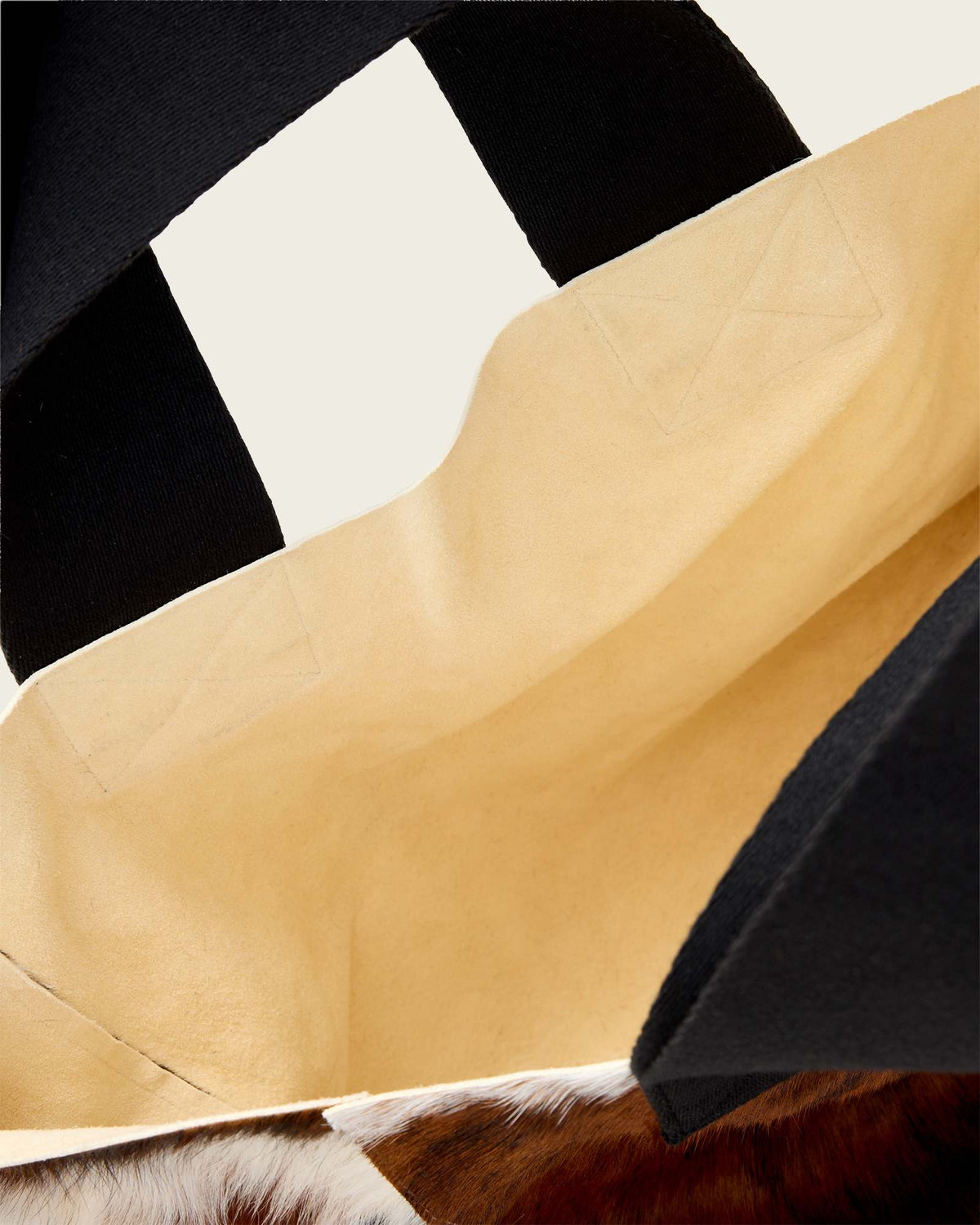Izzy Cow Leather Tote Bag COW PRINT