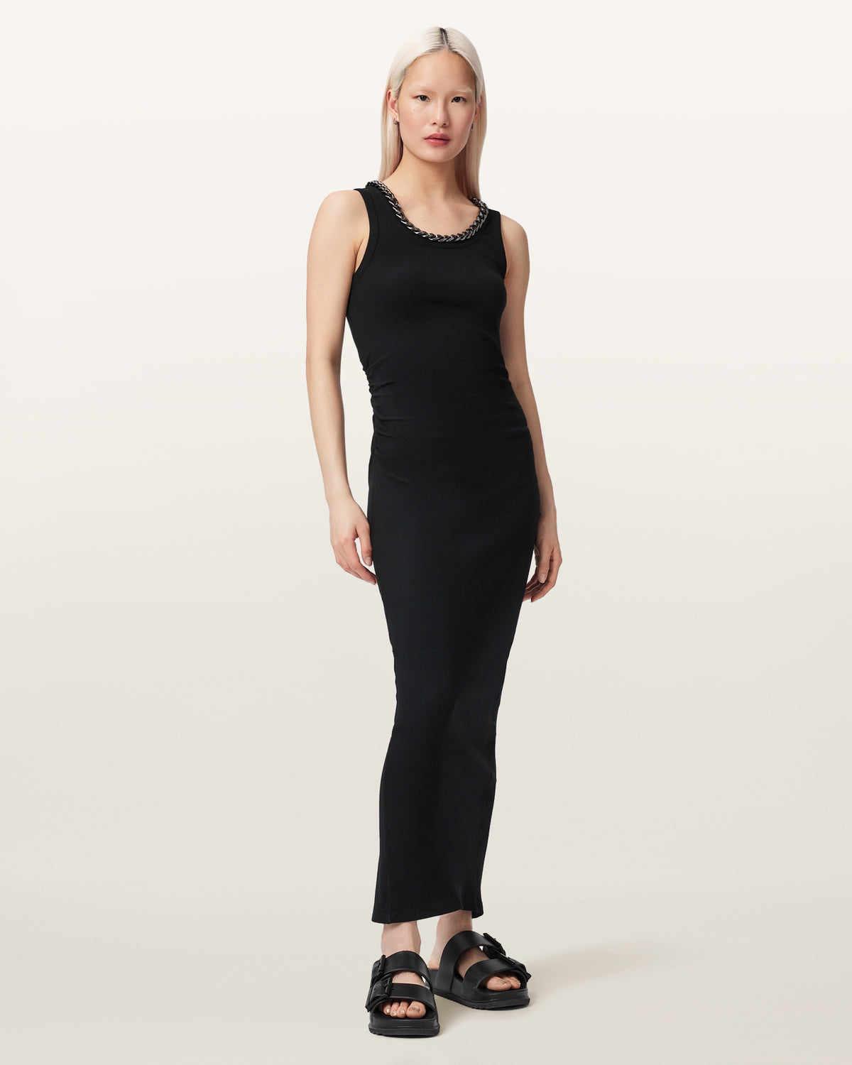 Lucy Sleeveless Bodycon Maxi Dress