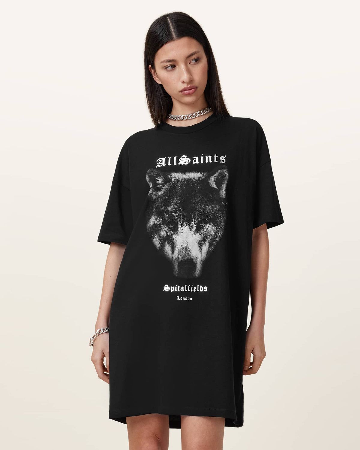Dawn Tee Mini Dress Black