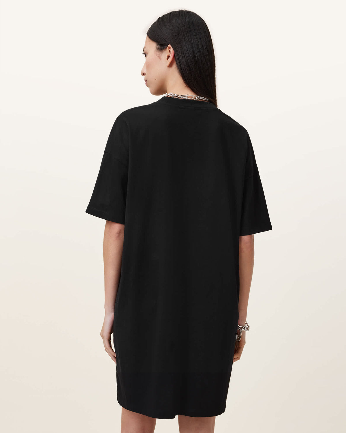 Dawn Tee Mini Dress Black