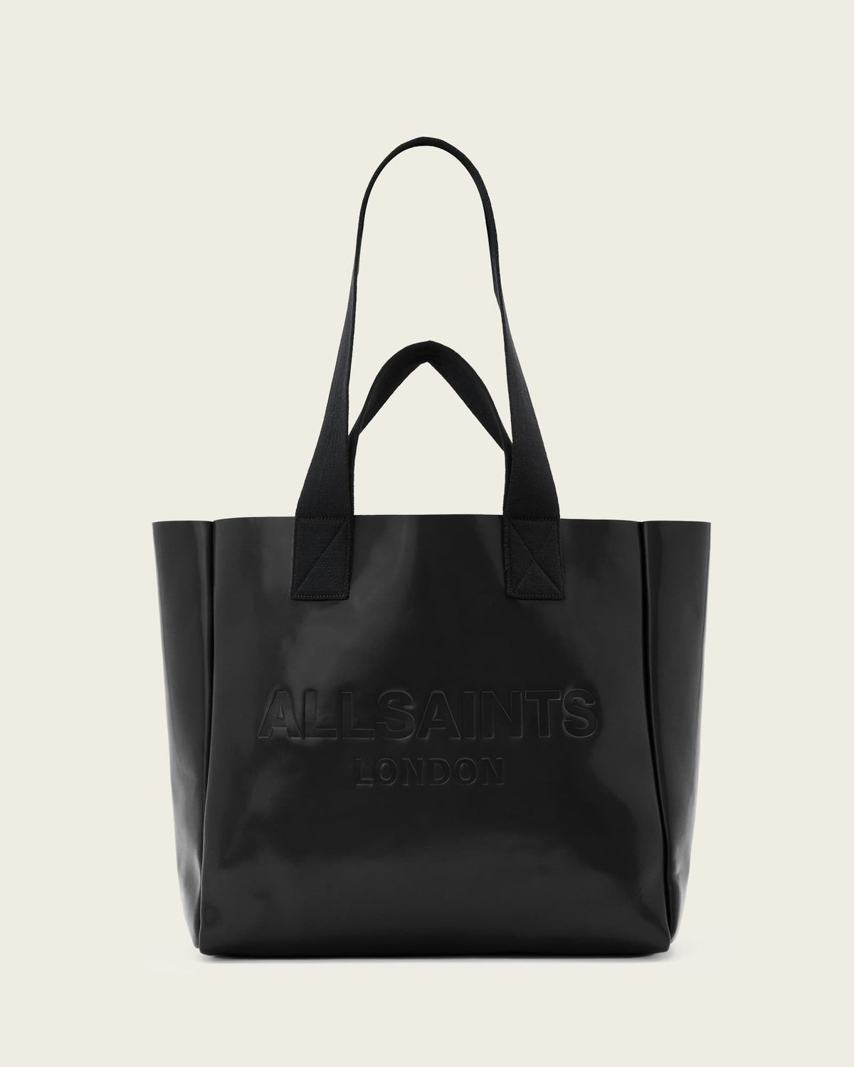Izzy Leather Tote Bag Black
