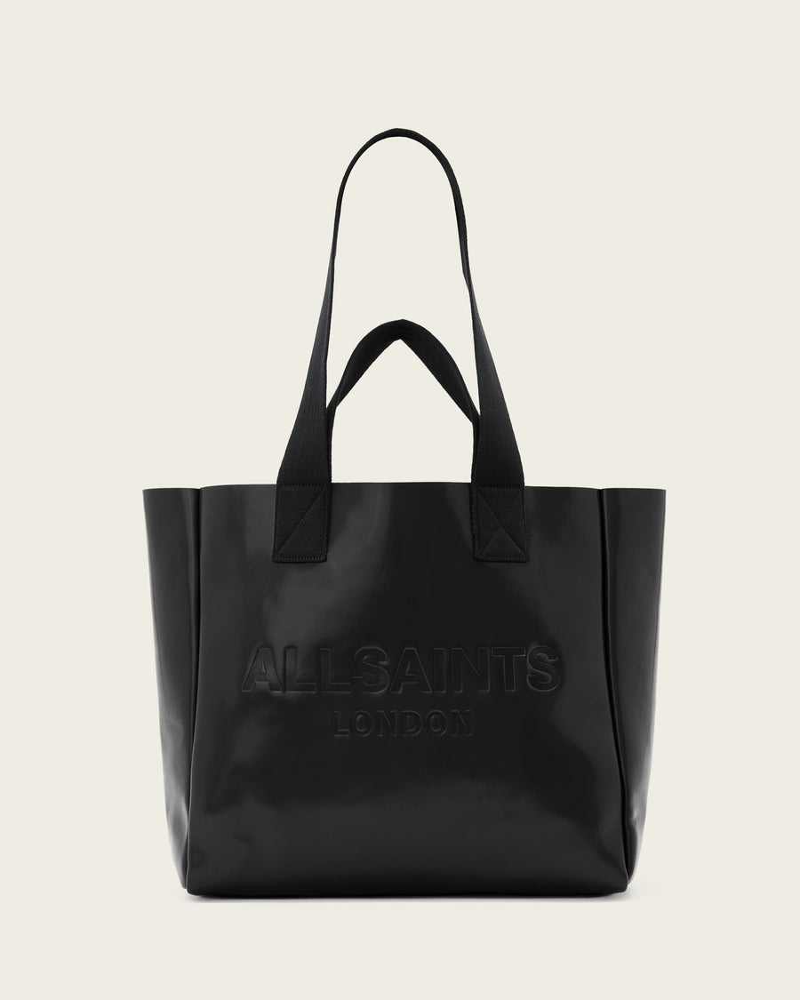 Izzy Leather Tote Bag Black