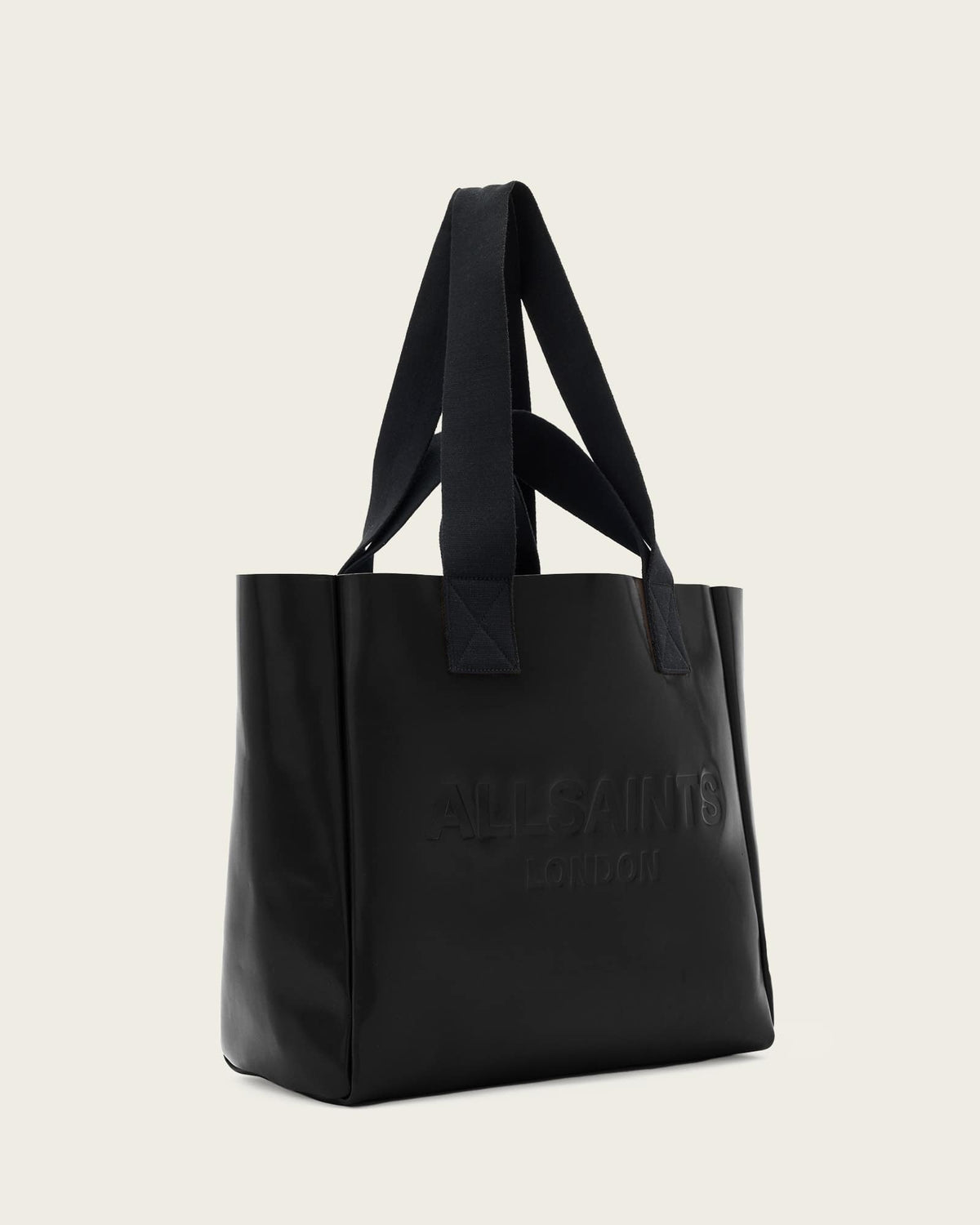 Izzy Leather Tote Bag Black