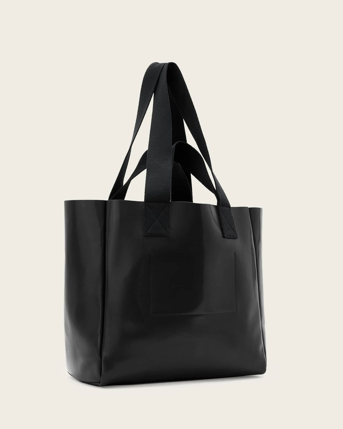Izzy Leather Tote Bag Black