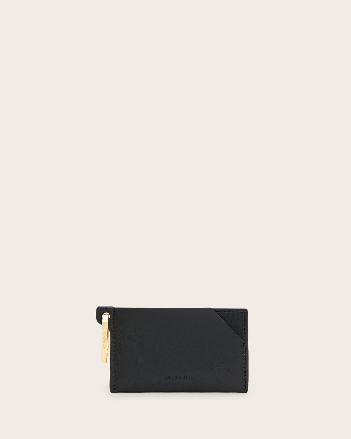 Hex Leather Cardholder Black