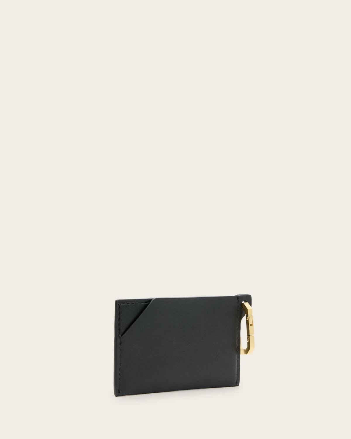 Hex Leather Cardholder Black