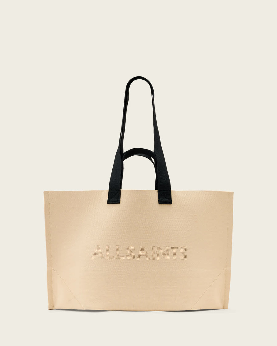 Lutece Reversible Knitted Tote Bag UNBLEACHED WHITE