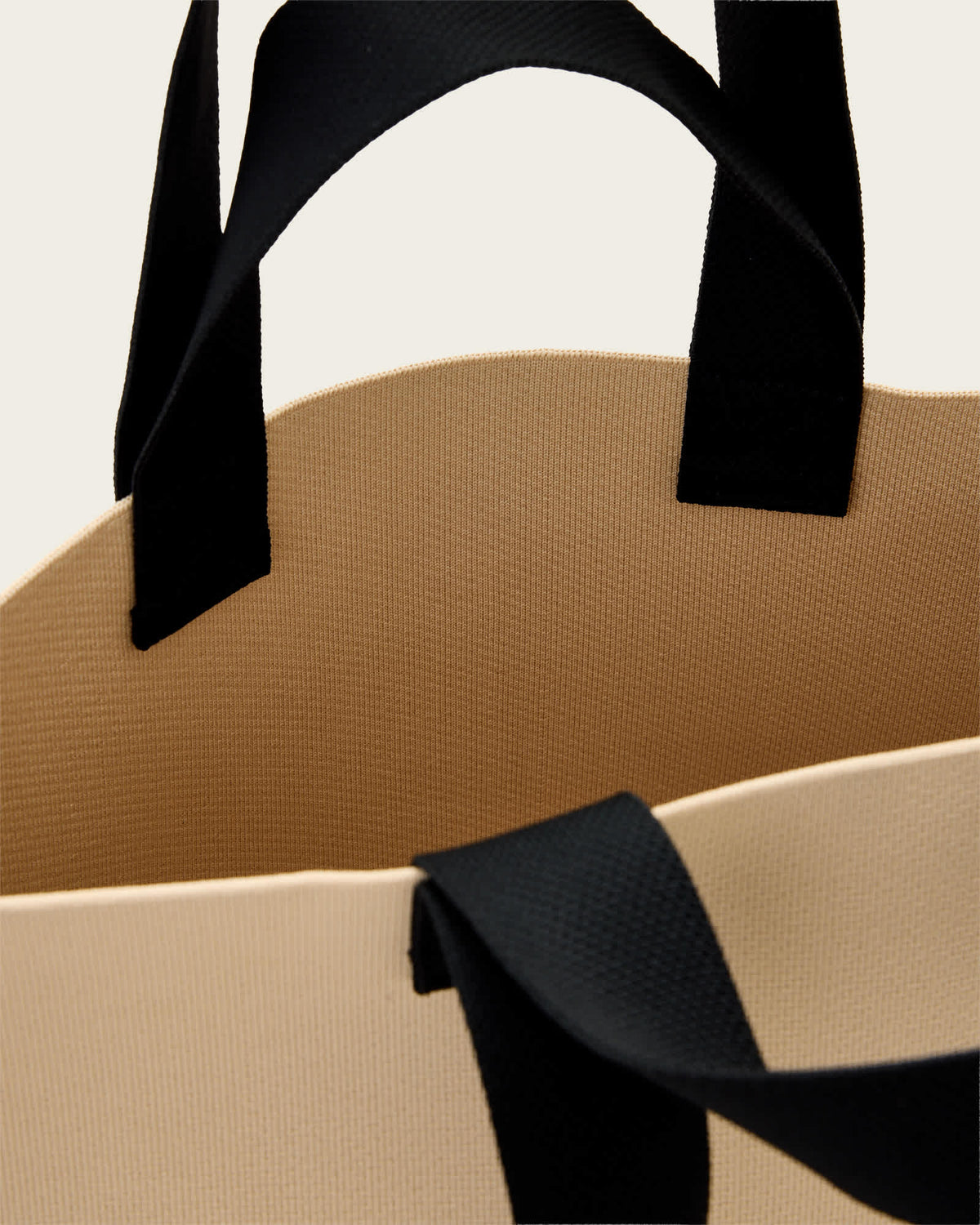 Lutece Reversible Knitted Tote Bag UNBLEACHED WHITE