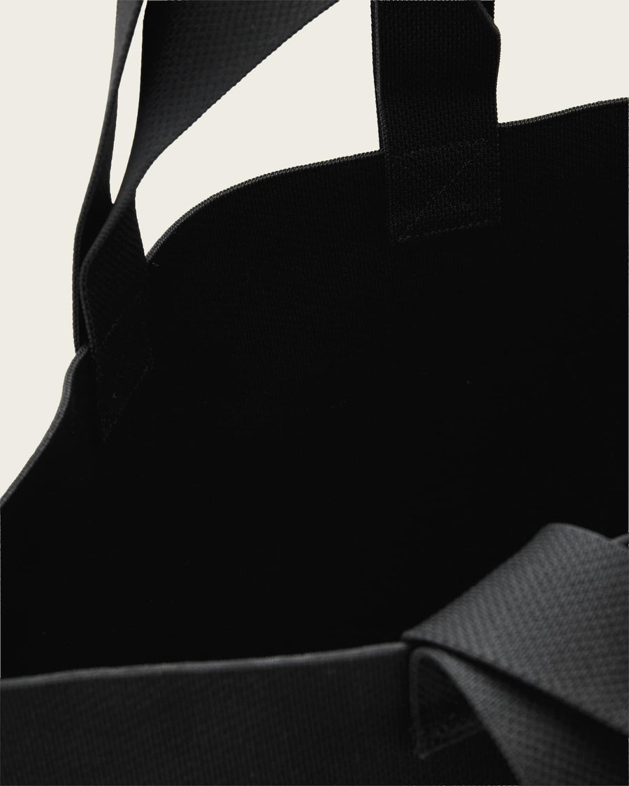 Lutece Reversible Knitted Tote Bag Black