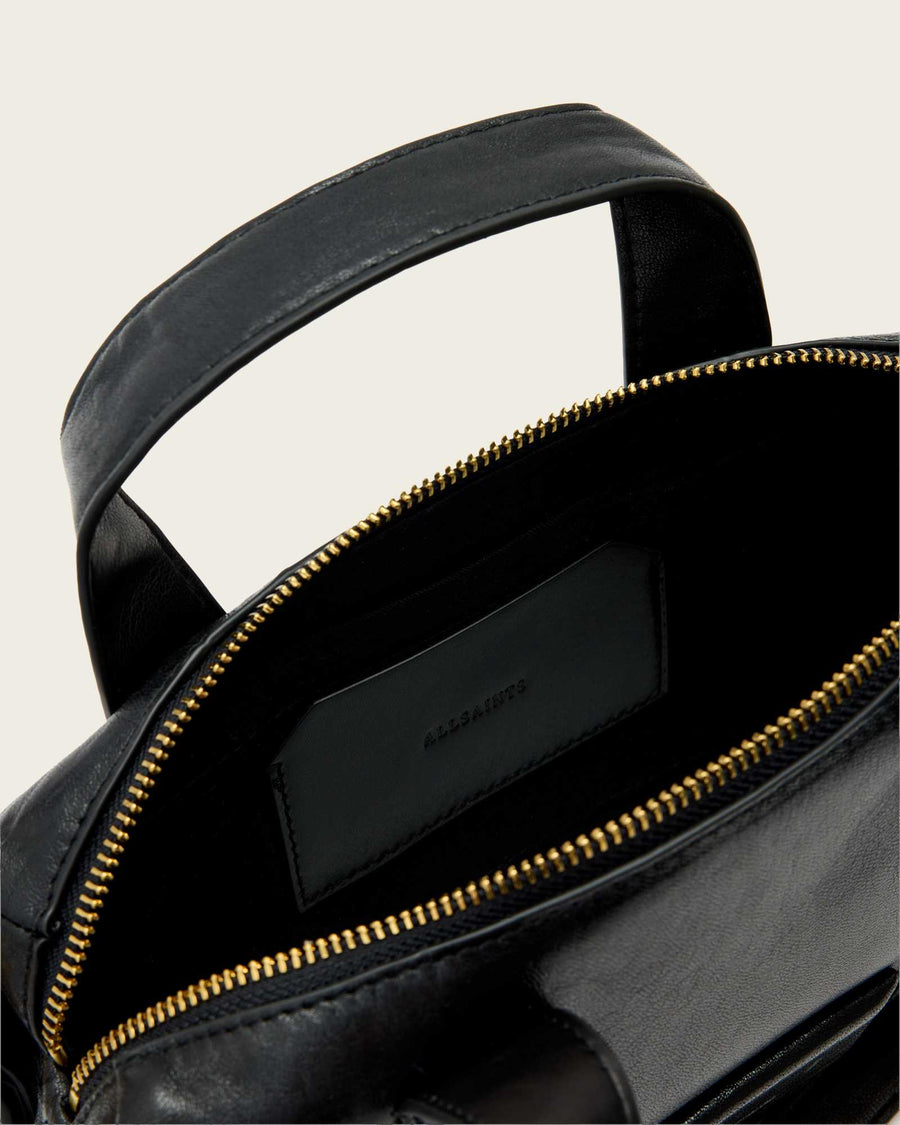 Ares Grain Compact Crossbody Bag Black