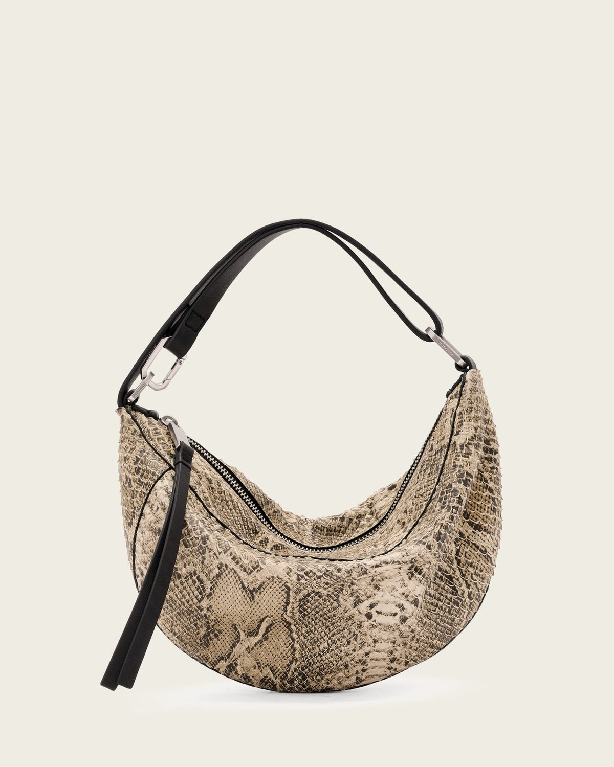 Luna Micro Snake Bag DESERT WHITE