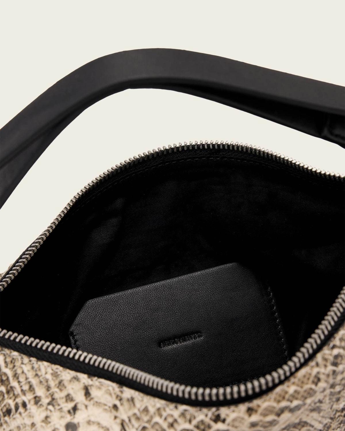 Luna Micro Snake Bag DESERT WHITE