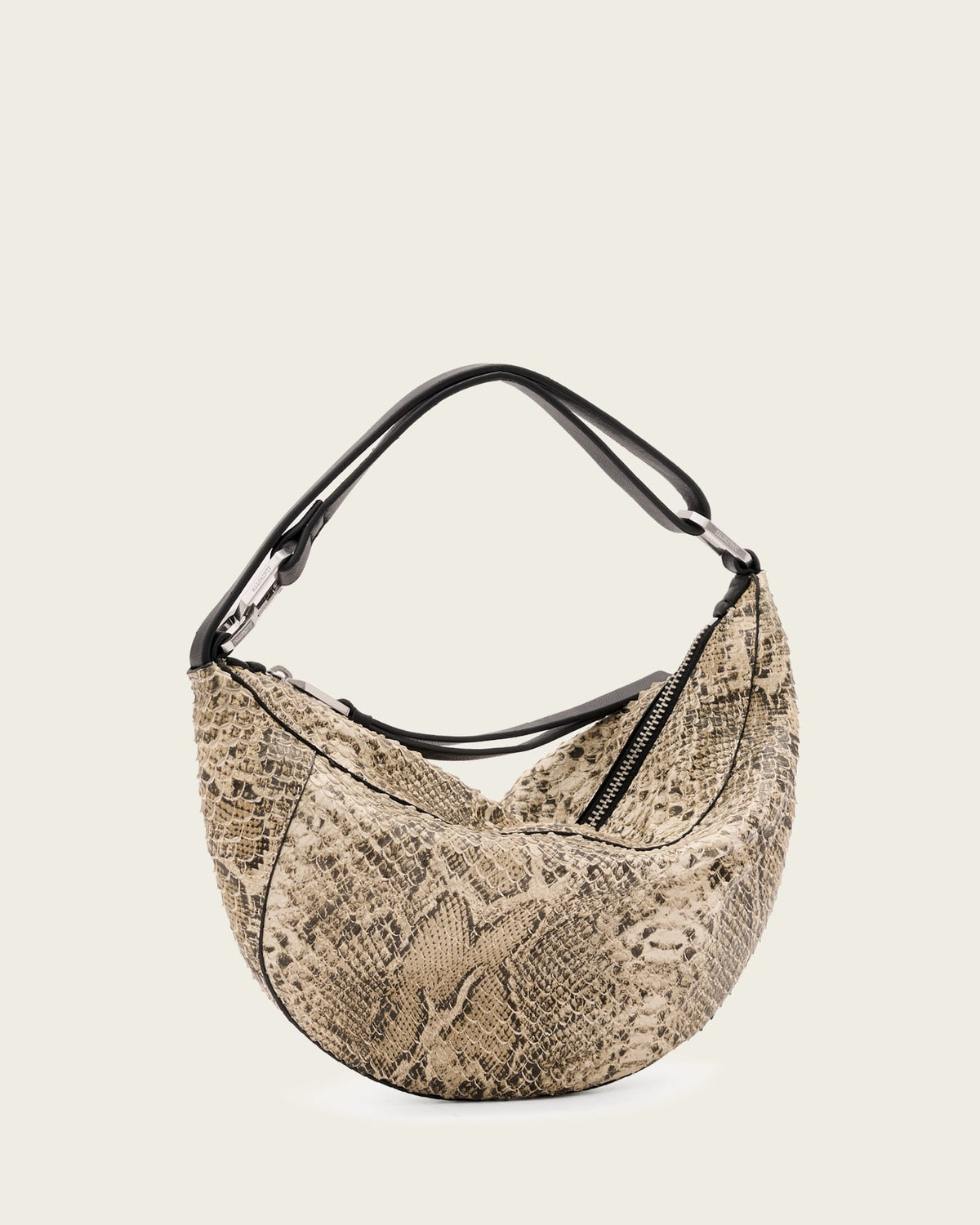 Luna Micro Snake Bag DESERT WHITE