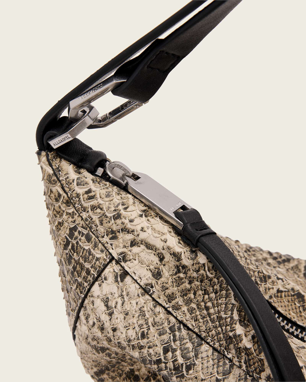 Luna Micro Snake Bag DESERT WHITE