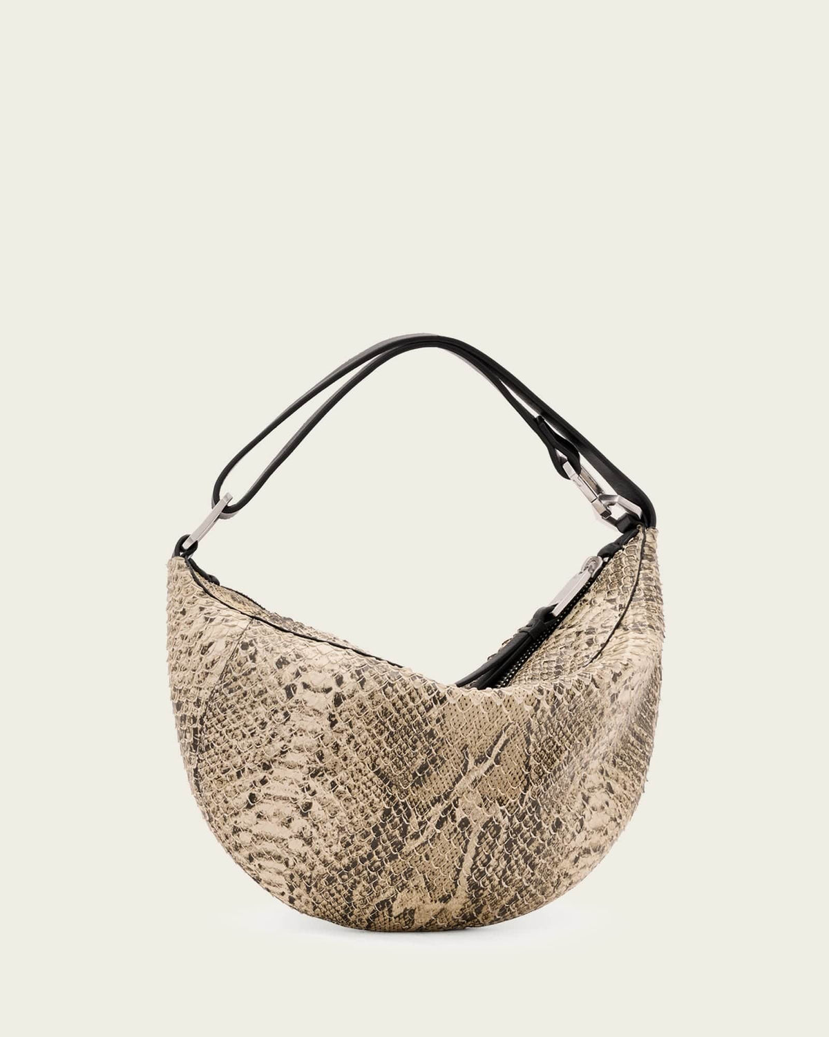 Luna Micro Snake Bag DESERT WHITE