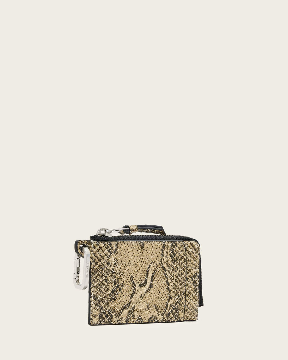 Remy Leather Snake Wallet DESERT WHITE