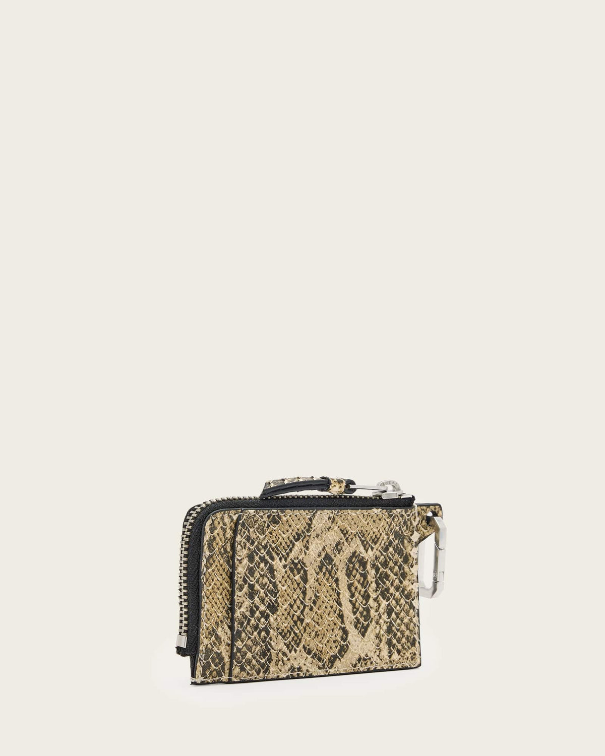 Remy Leather Snake Wallet DESERT WHITE