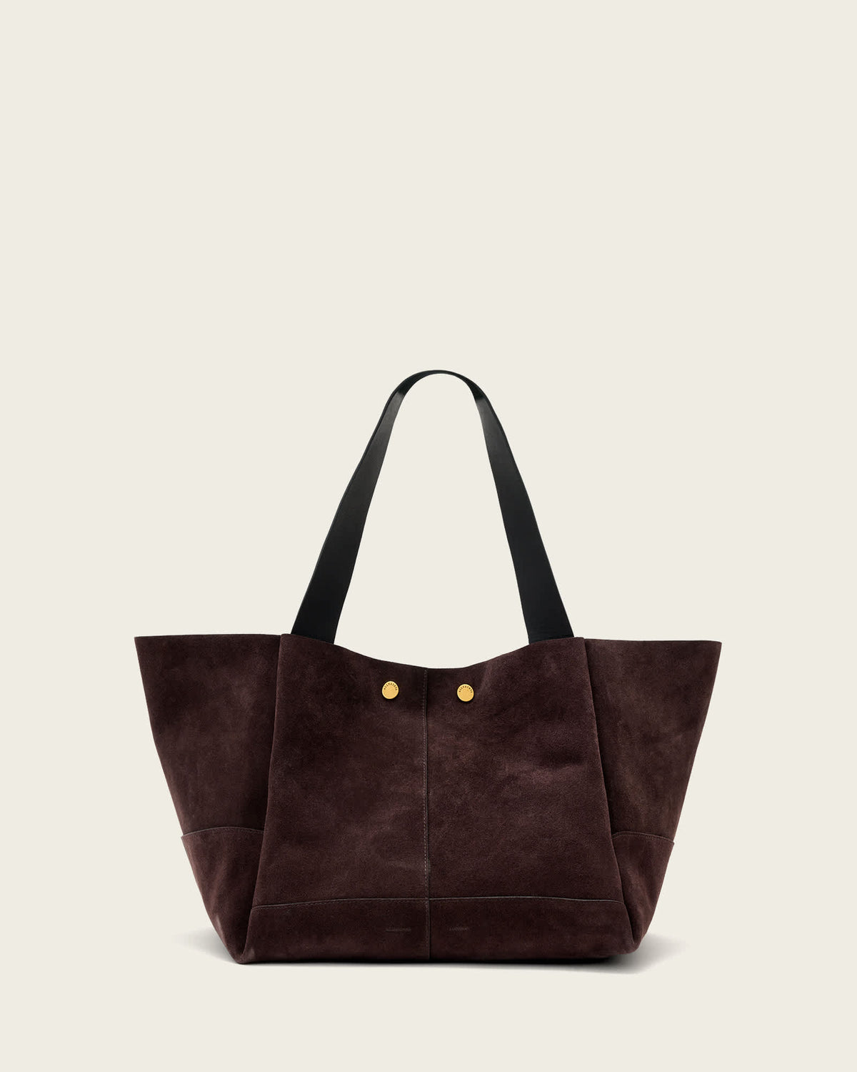 Rosalie Large Suede Tote Bag BURNT UMBER RED
