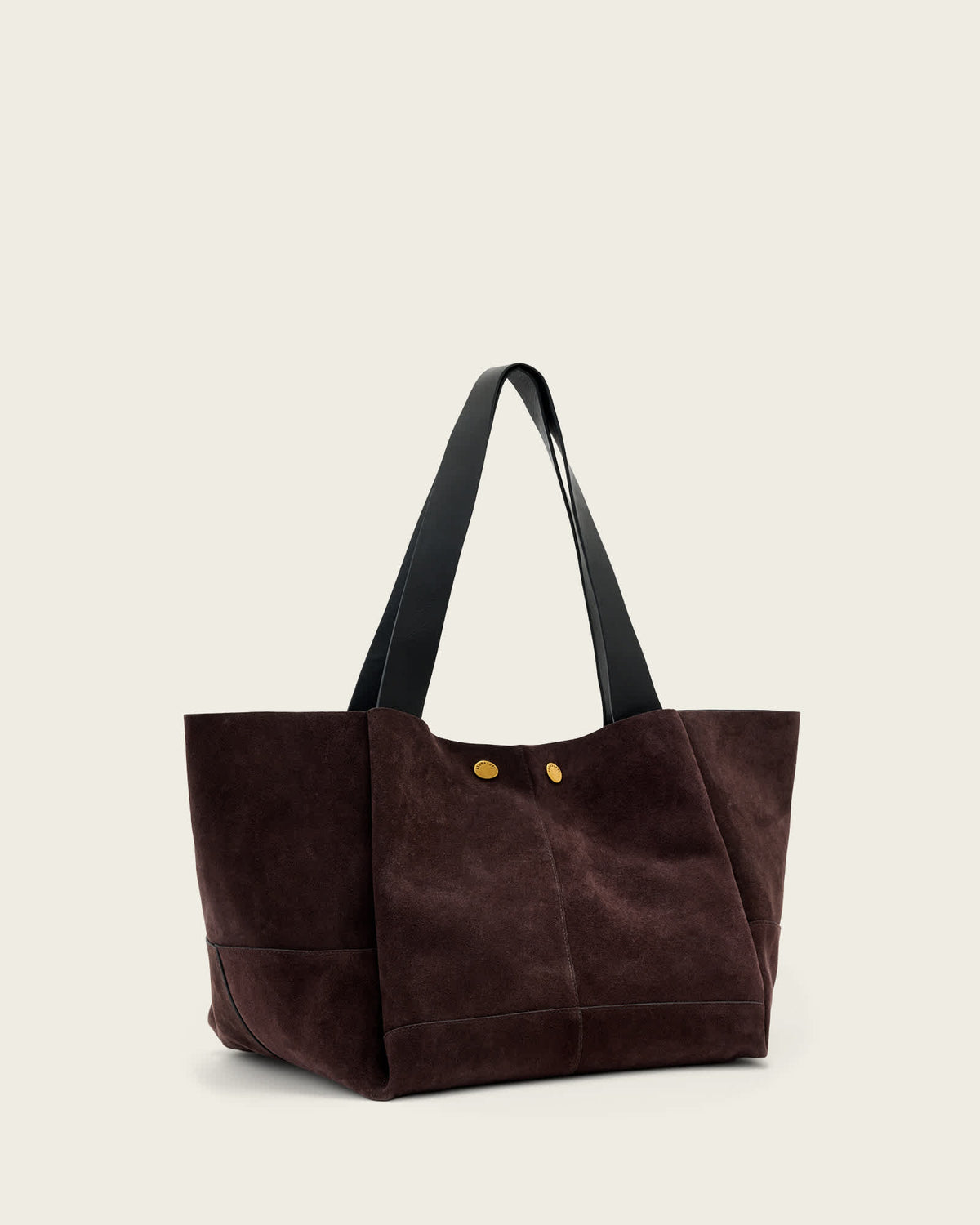 Rosalie Large Suede Tote Bag BURNT UMBER RED